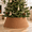 Brown-Large, variant on Christmas Tree Collar Skirt for 9-12ft Artificial Trees, Brown, X-Large