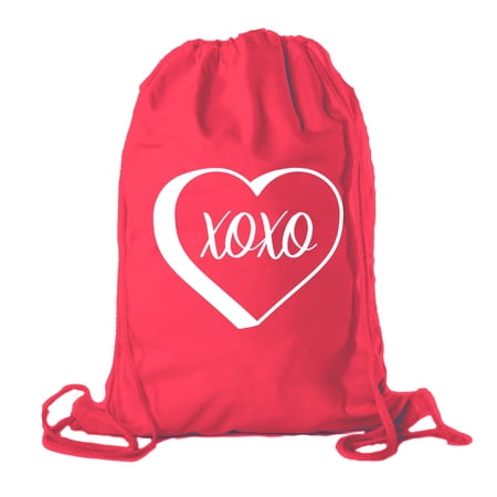 Valentine s Day Bags Cotton Drawstring Cinch Backpacks Valentines Day Gift Bags