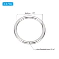 thumbnail image 2 of Metal Rings 316 Stainless Steel Ring Marine Grade O Rings for DIY Craft Hardware 6x45mm, 2 of 5