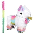thumbnail image 1 of KAKOWELY 1 juego de juguetes rellenos de dulces, adorables piñatas para fiestas, juguetes para aplastar, piñatas para fiestas con palo., 1 of 5