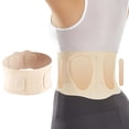 thumbnail image 1 of Faja lumbar para hombres y mujeres, soporte de cintura, soporte lumbar, productos para aliviar el dolor lumbar, cinturón lumbar para aliviar el dolor de ciática (beige, mediano), 1 of 5