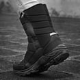 thumbnail image 2 of Botas de nieve de invierno SILENTCARE para hombre, impermeables, con forro de pelo cálido, 2 of 8