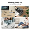 thumbnail image 4 of BENFEI USB 3.0 Extension Cable 10 Feet, Nylon Braided Compatible with Webcam, Camera, Phone, USB hub, Mouse, Keyboard, Printer, Hard Drive, Headset, 4 of 7