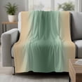 thumbnail image 2 of Sage Green Yellow Ombre Blanket Soft Cozy Warm Throw Blanket for Couch, Plush Fuzzy Flannel Fleece Blankets for Sofa, Farmhouse Modern Gradient Art Bed Blankets Lightweight Gifts for Women, 40"x50", 2 of 9