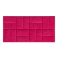 thumbnail image 1 of Tampons en Béton Tissé Panier Porté par Walttools / Motif Pavé Tissé Classique, Tapis Texturé en Polyuréthane Robuste, Détail Décoratif Réaliste (Rouge, Rigide), 1 of 4