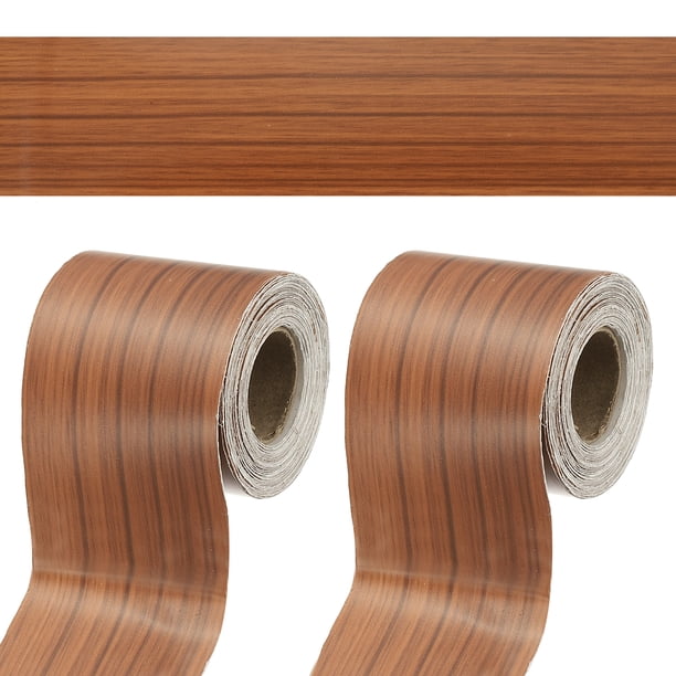 Cinta de Reparación de Grano de Madera de 2 Pulgadas x 66 pies, Cinta de Reparación Texturizada Realista Autoadhesiva para Piso, Puerta, Mesa, Armarios, Escritorio, Rojo Madera