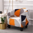thumbnail image 3 of Housse de Fauteuil Housse de Fauteuil Club Housse Extensible pour Fauteuil Imprimée MG, 3 of 7
