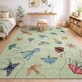 thumbnail image 6 of Addison Rugs Chantille Indoor/Outdoor Transitional Kids Aloe Machine Washable Rectangle Rug, 10' x 14', 6 of 8