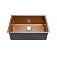 thumbnail image 2 of Rivage 30 x 18 Stainless Steel, Single Basin, Undermount Kitchen Sink, Rose Gold, 2 of 10