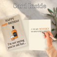 thumbnail image 3 of Tarjeta de cumpleaños 43 de Abeletree con diseño divertido de whisky 20 x 14 cm, 3 of 7