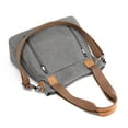 thumbnail image 5 of Bolso de hombro de lona para mujer, bolso de mano Hobo, bolso informal, bolso cruzado, bolso de compras Rojo Verde, 5 of 5