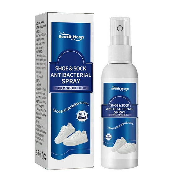 60ml Shoe & Shock Antibacterial Spray Deodorant Foot Deodorizer Odour L6Q5