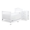 thumbnail image 2 of DaVinci Twin Size Conversion Kit for Charlie Mini Combo in White, 2 of 3