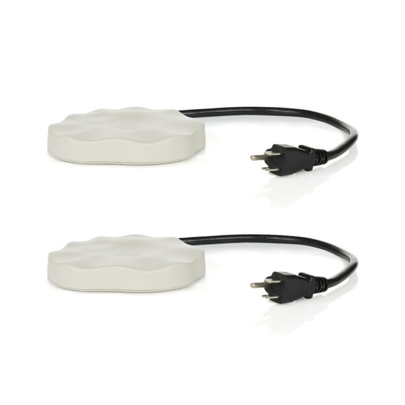 Farm Innovators Outdoor Decorative Heated Bird Bath De-Icer, 75W (2 Pack)