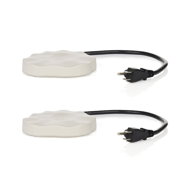 Farm Innovators Outdoor Decorative Heated Bird Bath De-Icer, 75W (2 Pack)