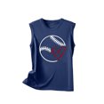 thumbnail image 3 of Summer Savings Clearance! RQYYD Womens' Crewneck Sleeveless Summer Casual Loose Fit Basic Shirts 4th of July Women's American Flag Patriotic Summer Tank Top, 3 of 4