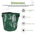 thumbnail image 5 of Gustave 4 Pack Grow Bags Fabric Pots Root Pouch with Handles Flower Vegetable Planting Container Breathable 7 Gallon PE Planter Bags, 5 of 12