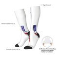 thumbnail image 4 of Fuzoiu Patriotic Skull Art Print Adult Stockings,Crew Socks,Unisex Fashion Socks, Casual Sports Socks,Comfortable Crew Socks for Everyday Wear and Sports, 4 of 6