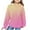 Pink, variant on JTSRKL Kids Girls Tie Dye Print Waffle Knit Hoodie Tops Lightweight Casual Drawstring Long Sleeve Hooded Pullover Sweatshirts Trendy Comfy Athletic T-Shirts with Pockets Orange 10-11 Years