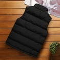 thumbnail image 6 of Jjayotai Men's Outdoor Padded Vest Clearance, Casual Full Zipper Stand Collar Coats Sleeveless Jacket Black L, 6 of 6