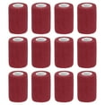 thumbnail image 1 of 12 Rouleaux de Ruban Élastique Adhésif, Bandage Élastique, 3 Pouces x 5 Yards, Ruban Extensible pour Poignet et Genou, Rouge Daté, 1 of 6