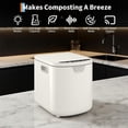 thumbnail image 2 of Ourlova 3.5L Electric Composter for Kitchen Smart Odorless Food Waste Recycler with Auto Cleaning and LED Display Low Noise Countertop Compost Bin Turns Scraps and Waste Into Fertilizer, 2 of 7