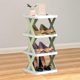 thumbnail image 4 of Estante de almacenamiento multicapa de estilo escandinavo | Zapatero ajustable de plástico DIY | Organizador de sala de estar | Estantes modulares desmontables | 4 niveles | 49,5x26x24cm, 4 of 6