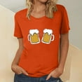thumbnail image 2 of Blusa de mujer Oktoberfest Camiseta de cuello redondo Estampado de verano Jersey de manga corta Camiseta de mujer para hombre Tops Camisa Pompotops  hfajkhk136077, 2 of 5