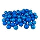 Northlight 60ct Cerulean Bleu Incassable 2-Finish Boule Ornements 2,5" (60mm) – image 1 sur 4