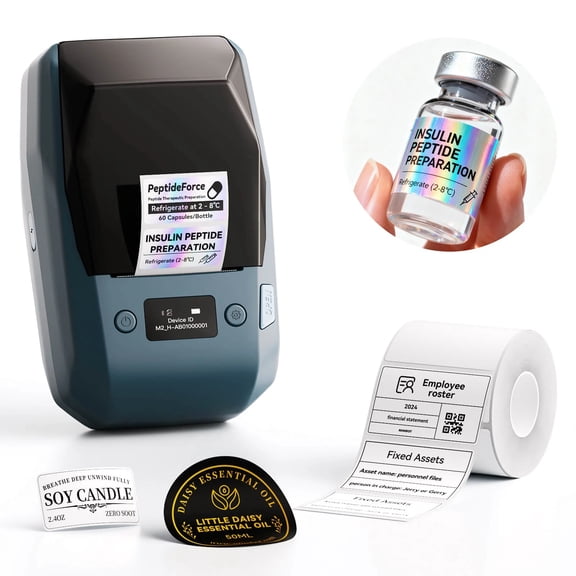 NIIMBOT M2 Thermal Transfer 2 Inch Label Maker With Tape Bluetooth Smart Color Printing Sticker Printer Rechargeable