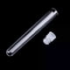 thumbnail image 2 of 50Pcs/Pack 12x100mm Transparent Laboratory Clear Plastic Test Tubes Vials With Push Cap School Lab Supplies, 2 of 5