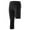 Black, variant on Leg 3/4 Compression Tights, Unisex Sports Compression Pants, One Leg Basketball Leg Sleeves Comfortable and Breathable Mens Sweatpants