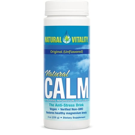 Natural Vitality Natural Calm Magnesium Dietary Supplement, 8