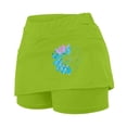 thumbnail image 6 of WCJM Under $10 Skirted Legging for Women, Yoga Legging With Skirts &Women Tennis Leggings Clothes Pockets Women's Green Shorts With Pockets Polyester,Spandex Ladies Yoga Pants Xxl, 6 of 6