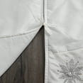thumbnail image 2 of Vickerman 52" White Snowflake Christmas Tree Skirt, 2 of 2