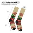 thumbnail image 4 of Sikiie Christmas Vintage Red Truck 1 Pairs Compression Socks for Men and Women 15-20 mmHg Running Support Socks, 4 of 7