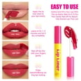thumbnail image 4 of BEUKING Lip Stain Peel Off, Matte Magic Tattoo Lip Liner Tint Long Lasting Lip Gloss Peel Off Colored Lipsticks, Nonstick Cup Tear-off Peel Off Lip Glaze Makeup for Women Girls, 04 Rapture Rose, 4 of 10