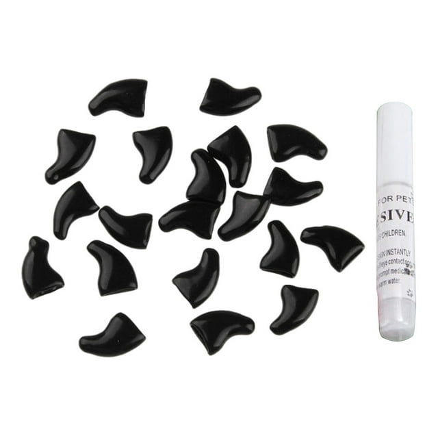 20Pcs Cat , Cover for Dogs And Cats,Claw Cover for Pet Within 0.5-7.5Kg L
