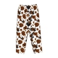 thumbnail image 6 of Fotbe Cow Tie Dye Women's Pajama Pants,Sleepwear Pants,Pj Bottoms Drawstring And Pockets-Small, 6 of 7