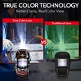 thumbnail image 4 of Casco de soldadura TRQWH Auto Darkening Shade 9-13 con guantes, 4 of 9