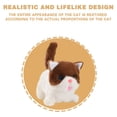 thumbnail image 3 of CSSAD Lunafex Robot Cat, Luna Robotic Kitten, Lunafex Simulated Robot Pet Cat, Lunafex Realistic Robot Cat, Nicco Robot Cat, Interactive Stuffed Pet - Walking, Barking, Tail Wagging, Brown, 3 of 6