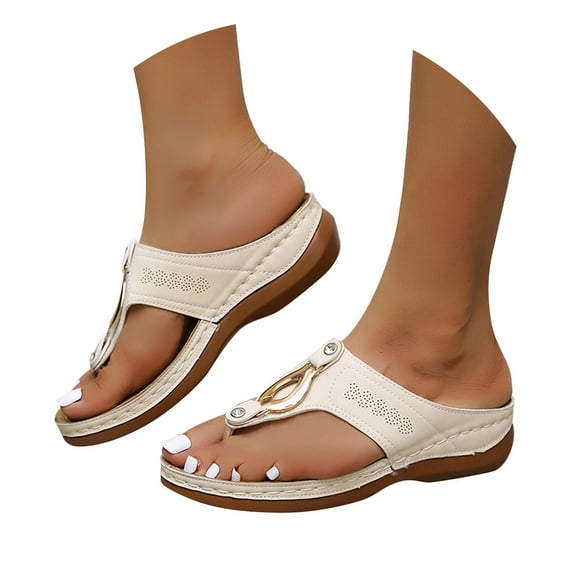 Mepaouo Orthopedic Sandals for Women Breathable Non Slip Sports Sandal Arch Support Walking Shoes Size 7.5