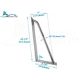 thumbnail image 5 of MARINE CITY Stainless Steel Heavy Duty Swim Platform Mounting Support Bracket, 5 of 13