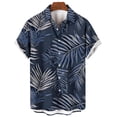 thumbnail image 3 of QUINDOS Mens Hawaiian Shirt Short Sleeve Casual Button Down Summer Shirts Beach Vacation Tropical Print Loose Shirts, 3 of 3