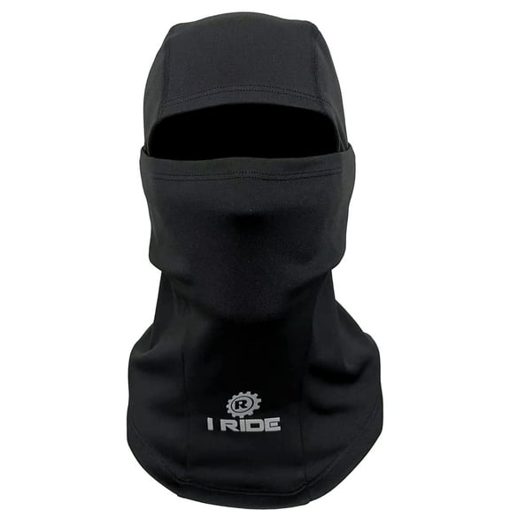 I Ride Balaclava, Thermal Fleece for Men & Women, Windproof, Breathable for Snowmobiling, Skiing, Snowboarding, Bike Cycling, Mountain Biking, Climbing, Running. Black