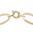 thumbnail image 2 of Yellow Rhodium-Plated Sterling Silver Oval Link Chain Bracelet, 2 of 5