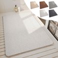 thumbnail image 1 of Alfombra de baño de microfibra absorbente, gruesa y suave, con respaldo de goma, 40 x 8 cm, lavable, para ducha, suelo y baño Yulucky, 1 of 9