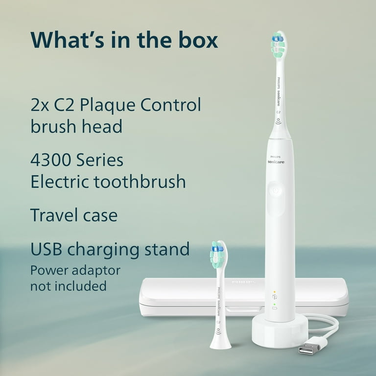 Philips Sonicare 4300 Electric Toothbrush, Optimal Gum Health