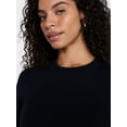 thumbnail image 4 of Time and Tru Women's and Women’s Plus Short Sleeve Sweater and Pants Set, 2-Piece, Sizes XS-4X, 4 of 5