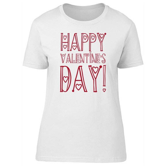 Lovely Font For Valentines Tee Women's -Image by Shutterstock